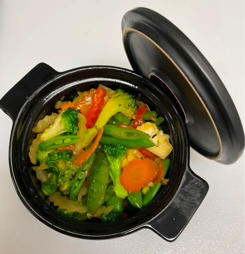 gebakken groenten met oestersaus