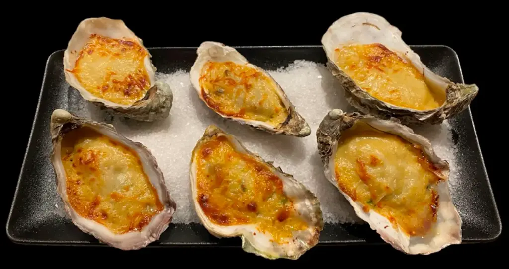 Gegratineerde oesters (per 6 stuks)