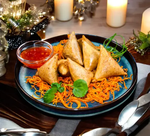 Mini loempia's met kip 