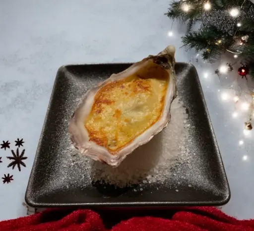 Gegratineerde oester 