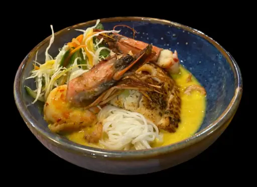 Viscurry met noedels